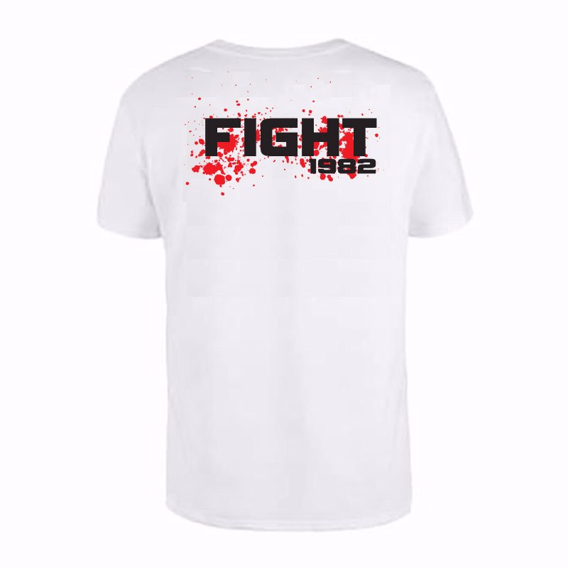 BAD BOY fight TSHIRT- white